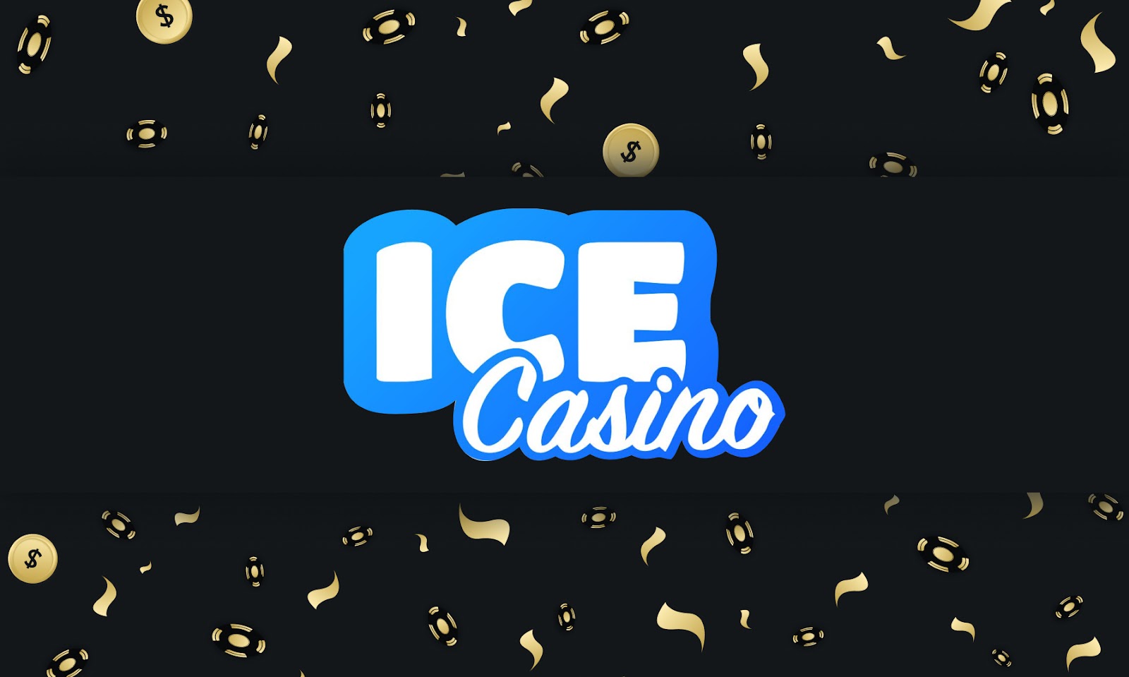 Widok głównej strony Ice Casino z ofertą gier
